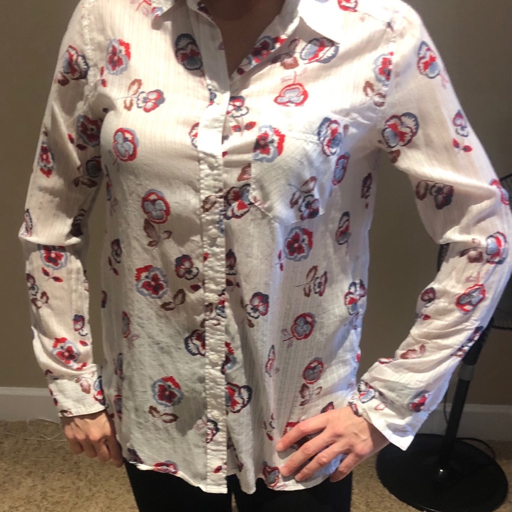 Express the boyfriend fit shirt
